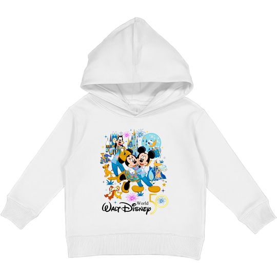 Walt Disney World 50th Anniversary Kids Pullover Hoodies, 1971-2021 Anniversary Kids Pullover Hoodies
