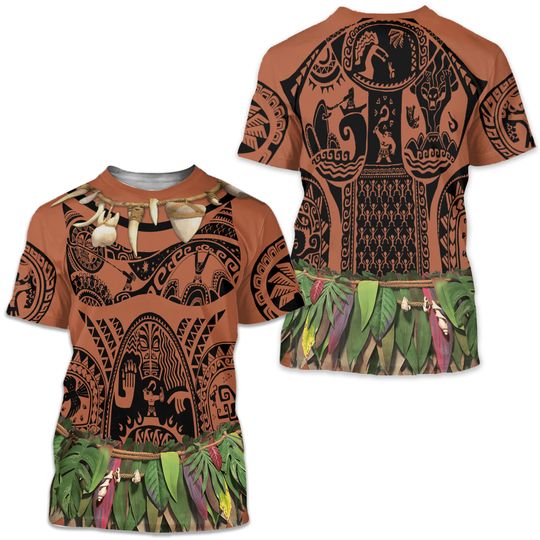 Maui Shirt, Moana Halloween Costume, Moana Cosplay, Maui Birthday