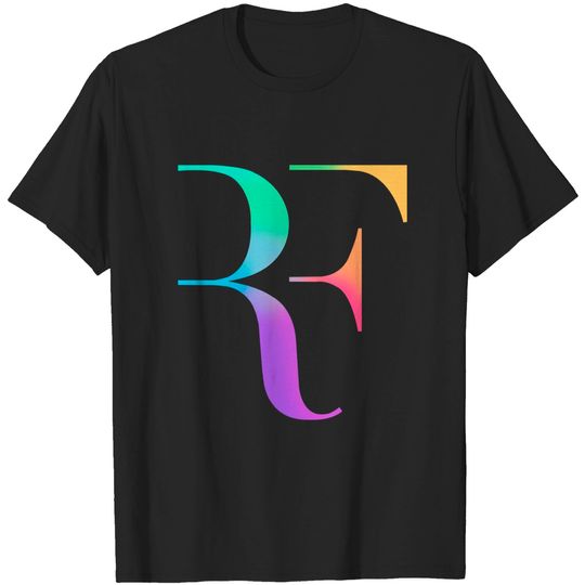 Federer RF Rainbow Colorful shirt