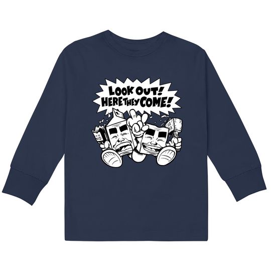 Milk & Cheese: Look Out! Here They Come! - House Of Fun - Kids Long Sleeve T-Shirts