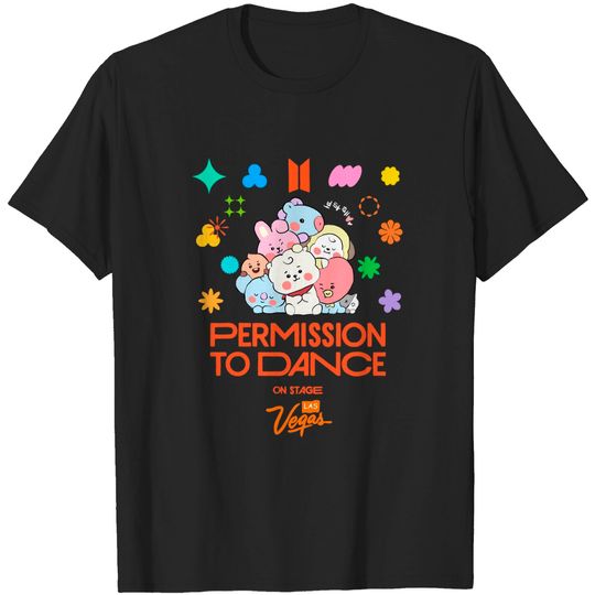 Permission To Dance On Stage Shirt, BT21 shirt, PTD Las Vegas Shirt