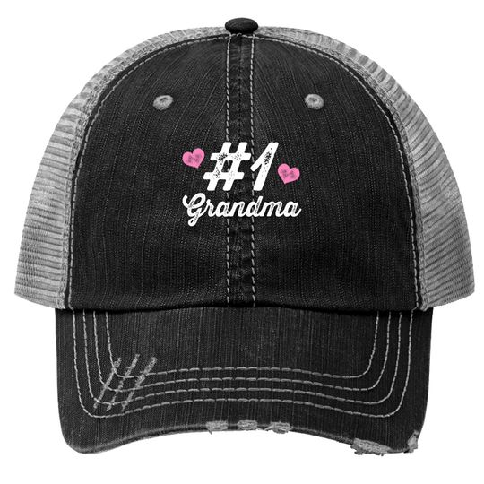 Number 1 Grandma Gift - Grandma - Trucker Hats
