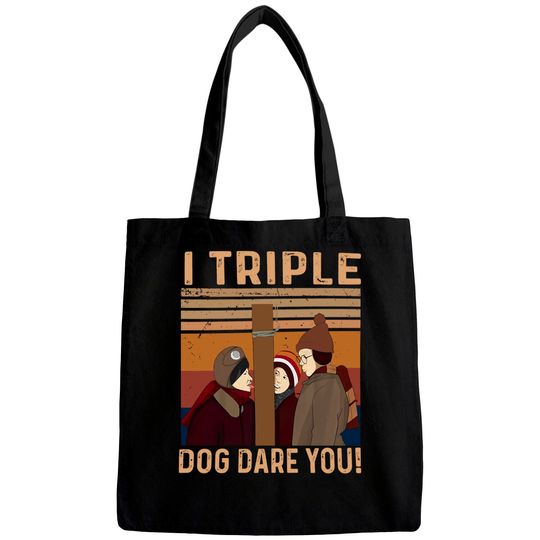 A Christmas Story Ralphie I Triple Dog Dare You Unisex Bags