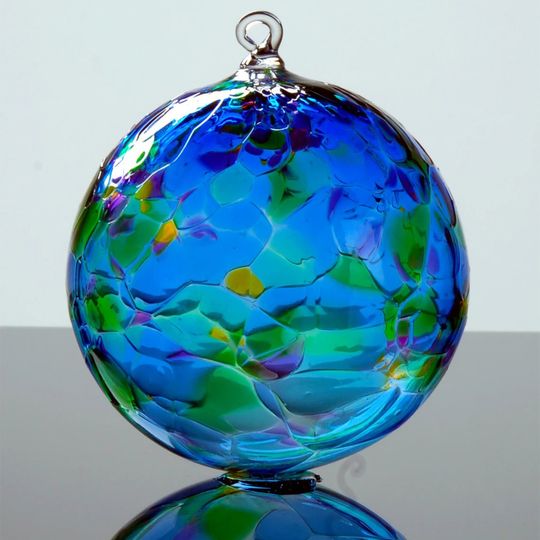 Multi Color Mix, Handblown Glass Ornament