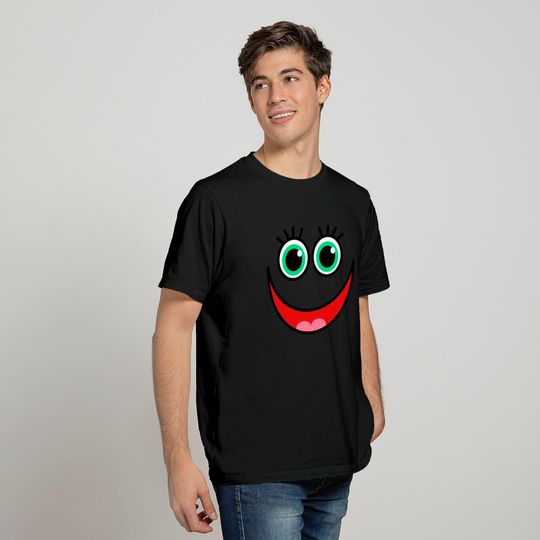funny face - Funny Face Mask - T-Shirt
