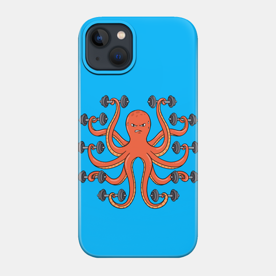 Gym funny Octopus - Gym - Phone Case
