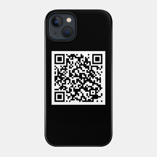 Never gonna give you up - QR code - Meme - Phone Case
