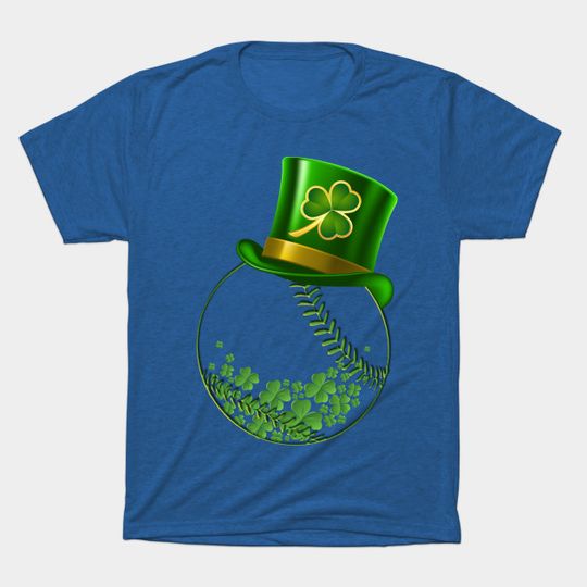 Shamrock Softball T-shirt Funny St Patrick_s Day G - Funny - T-Shirt