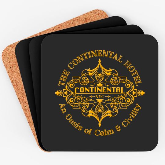 The Continental Hotel - John Wick - Coasters