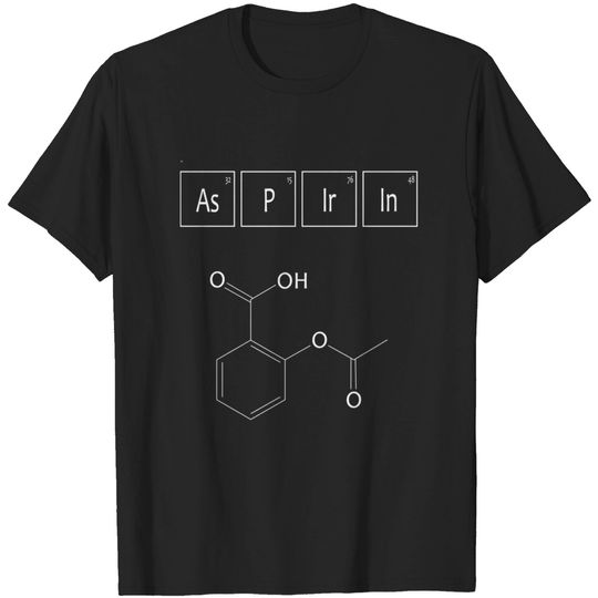 Aspirin Molecular Structure - Aspirin - T-Shirt