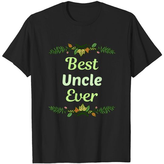 Family Leaf Uncle - Uncle - T-Shirt