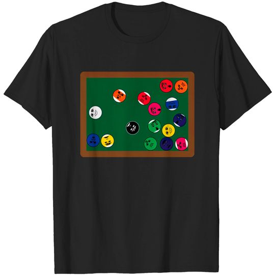 Billiard table game - Pool - T-Shirt