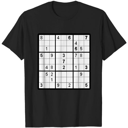 Sudoku Puzzle Game Trivia Challenge Sudoku Solver T Shirt