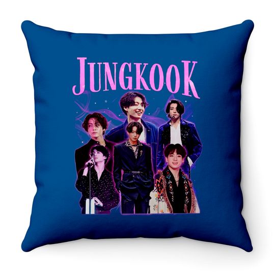 Jungkook BTS Bangtan Jeon Jungkook Throw Pillows