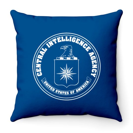 CIA Central Intelligence Agency USA Throw Pillows
