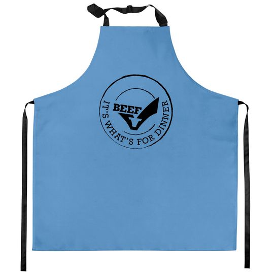 Beef It s What s For Dinner - T Shirtdesign - Kitchen Aprons