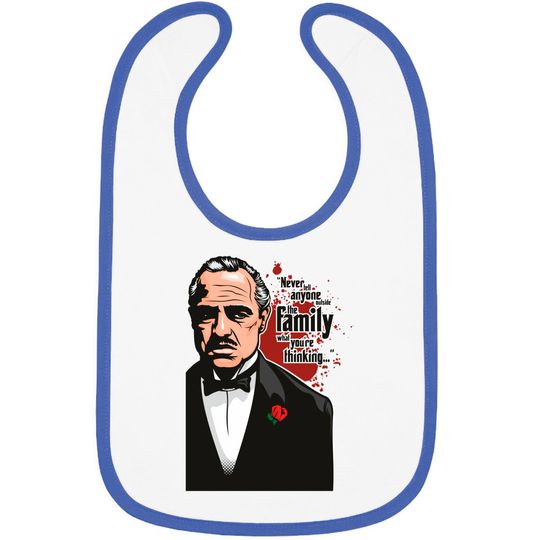 The Godfather Don Vito Corleone Never Let Anyone Know What You're Thinking  Unisex Bibs