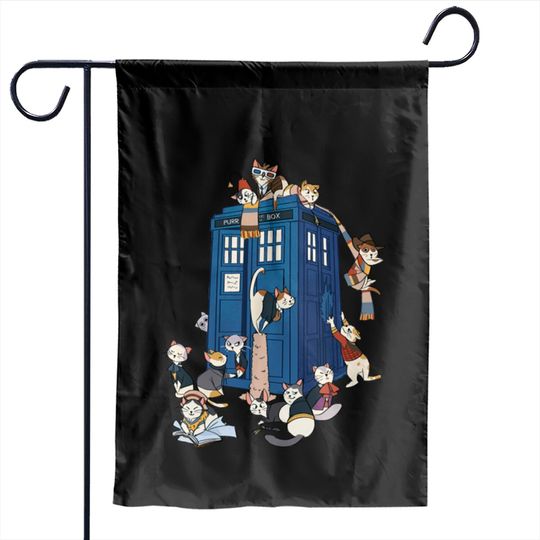 Doctor Cat - Doctor Who - Garden Flags