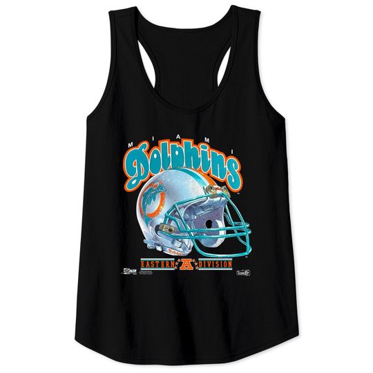 Vintage 90s Miami Dolphins Unisex Tank Tops, Dolphins Fans Shirt