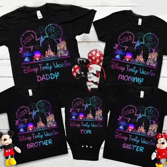 Personalized Disney Trip Family Vacation 2023 Shirt
