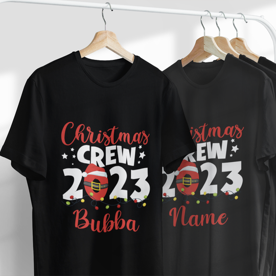 Personalized Family Christmas Crew 2023 T Shirt