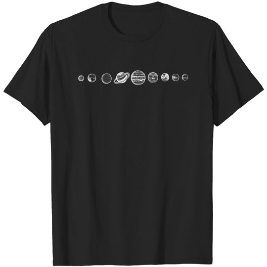 Planets In Solar System - Solar System - T-Shirt