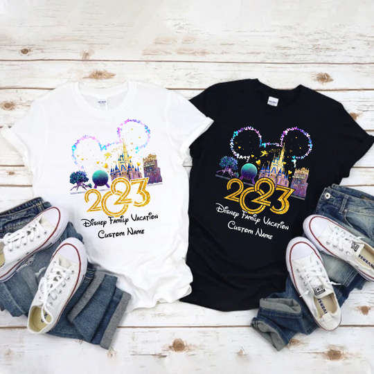 Personalized 2023 Disney Family Matching T Shirt
