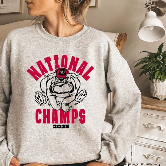 2023 Champions UGA Bulldogs Braves Championship Sweatshirt