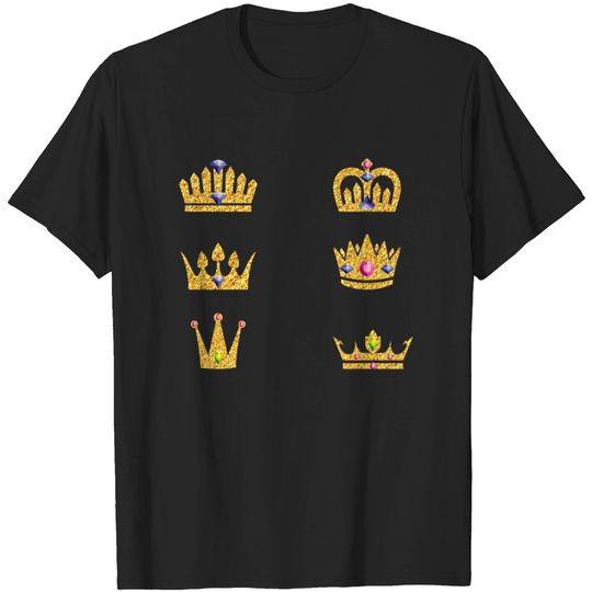 Foil Crowns Set B - Crown - T-Shirt