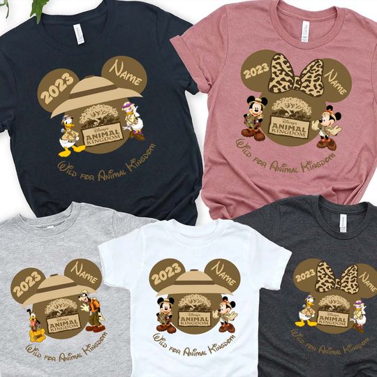 Animal Kingdom Disney Family Vacation 2023 Shirt