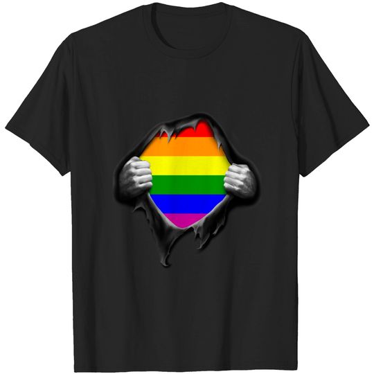 Premium Gay Pride Rainbow Shirt - Gay Pride - T-Shirt