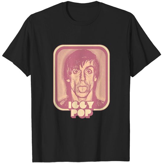 //// Retro-Style Iggy Pop Fan Art - Iggy Pop - T-Shirt