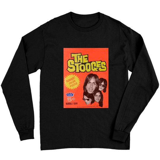 The Stooges 5¢ Bubble Gum Pack (with Bonus Color Puzzle) - Iggy Pop - Long Sleeves