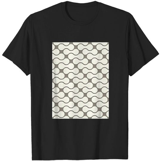 Leather pattern. Dumbbells - Leather - T-Shirt