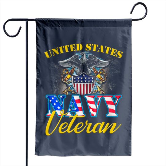 United States NAVY Veteran - United States Navy Veteran - Garden Flags