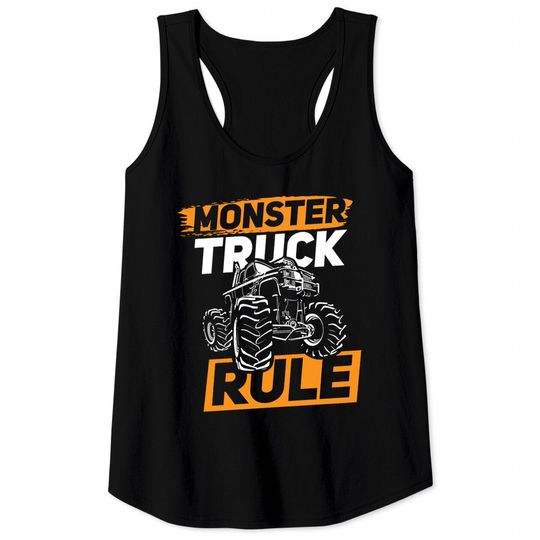Monster Trucks Gift I Big Trucks - Monster Trucks - Tank Tops
