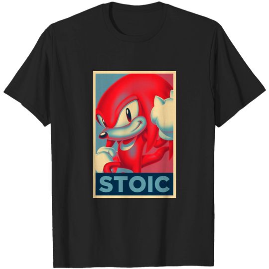 Knuckles - Stoic (v2) - Knuckles The Echidna - T-Shirt