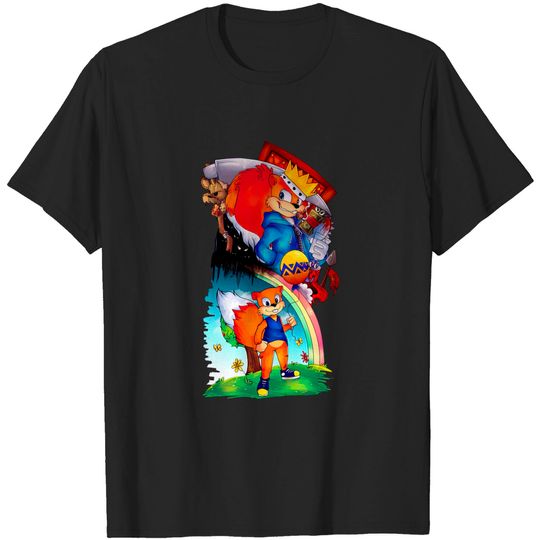 Before and After - Conker - Conkers Bad Fur Day - T-Shirt