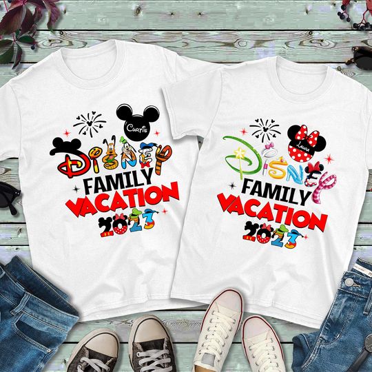 Disney Family Vacation 2023, Disney Family Trip Tshirt