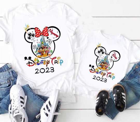 Personalized Disney Trip Family Vacation 2023 T-Shirt