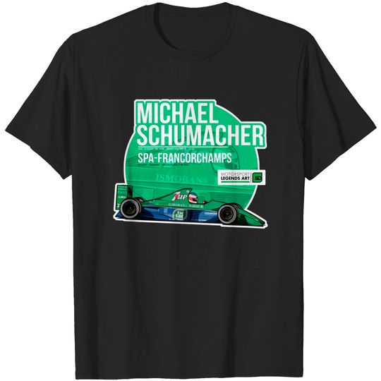 Michael Schumacher - 1991 Spa - Drag Racing - T-Shirt