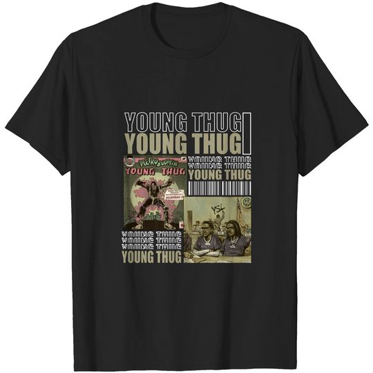 Young Thug Streetwear Gifts Shirt Hip Hop 90s T Shirt