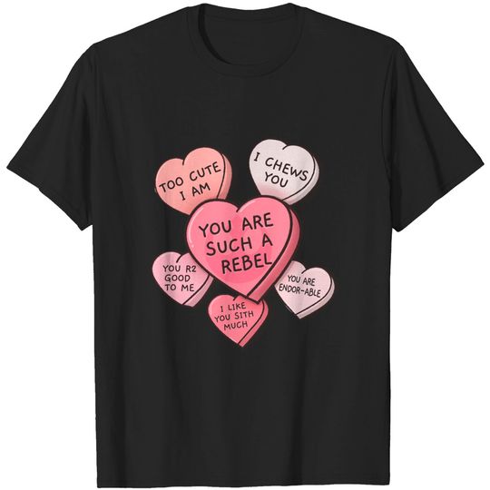 Valentine Shirts For Toddlers T-Shirt Star Wars Valentine's Day Candy Hearts