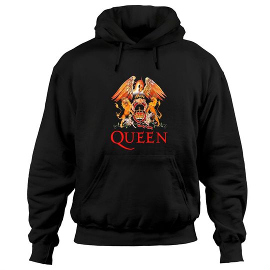 Queen Freddie Mercury Crest Grey Hoodies Hoodies