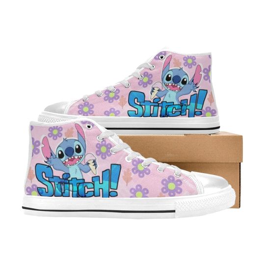 Stitch Custom High Top Sneakers for Fans, Adults, Kids, Men and Women