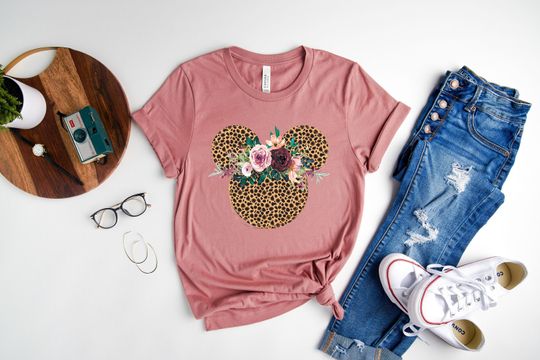 Leopard Mickey Mouse Shirt, Disneyland Shirt, Disney Family Shirt