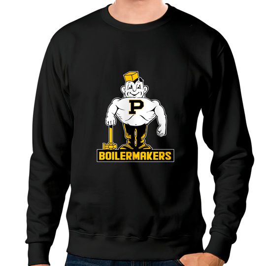 Vintage Boilermaker mascot - Purdue - Sweatshirts