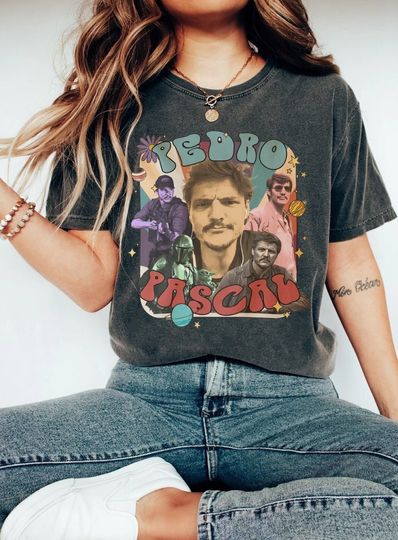 Camiseta Pedro Pascal Actor Famoso para Hombre Mujer