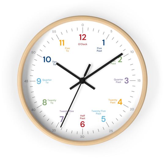 Simple Wall Clock - Telling Time Clock