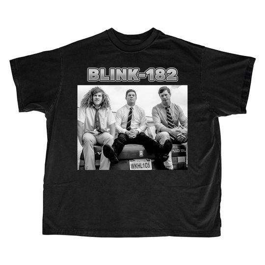 Blink Band 182 UK Tour 2023 T-Shirt, Blink Concert 182 Merch, Rock Band Graphic Shirt